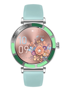 Trevi T-FIT 245 L 3,23 cm (1.27") IPS 41 mm Digital Pantalla táctil Verde, Metálico 2