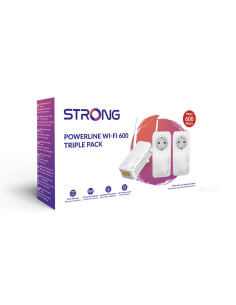 Strong Powerline WiFi 600 Triple Pack V2 600 Mbit s Ethernet Blanco 3 pieza(s) 2