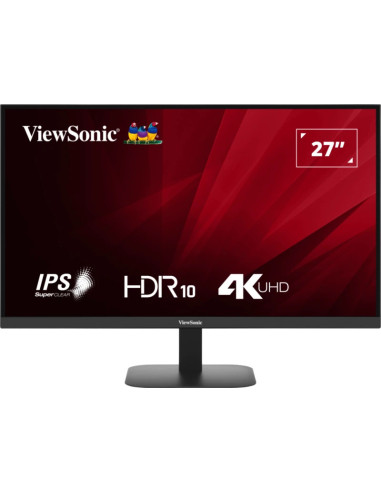 Viewsonic VA VA2708-4K-HD pantalla para PC 68,6 cm (27") 3840 x 2160 Pixeles 4K Ultra HD LED Negro