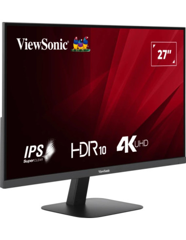 Viewsonic VA VA2708-4K-HD pantalla para PC 68,6 cm (27") 3840 x 2160 Pixeles 4K Ultra HD LED Negro
