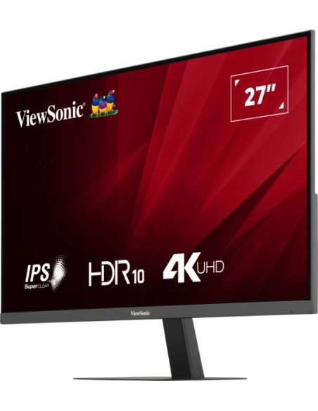 Viewsonic VA VA2708-4K-HD pantalla para PC 68,6 cm (27") 3840 x 2160 Pixeles 4K Ultra HD LED Negro