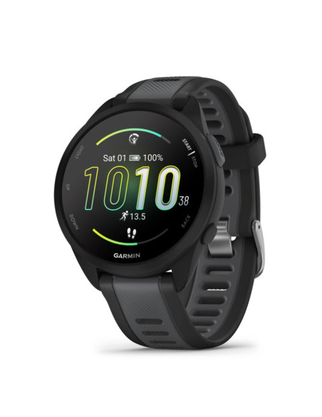 Garmin Forerunner 165 3,05 cm (1.2") AMOLED 43 mm Digital 390 x 390 Pixeles Pantalla táctil Negro GPS (satélite)