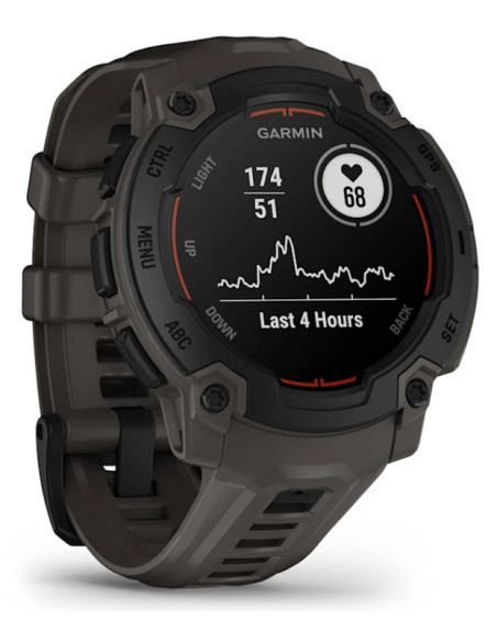 Garmin Instinct E 2,29 cm (0.9") MIP 45 mm Digital 176 x 176 Pixeles Negro GPS (satélite)