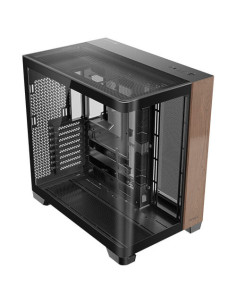 Antec C8 Curve Wood Full Tower Negro, Transparente, Madera
