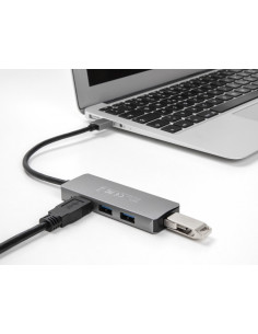 DeLOCK Concentrador USB 5 Gbps de 4 puertos con conector USB Tipo-A - Puertos USB Tipo-A en el lateral 2