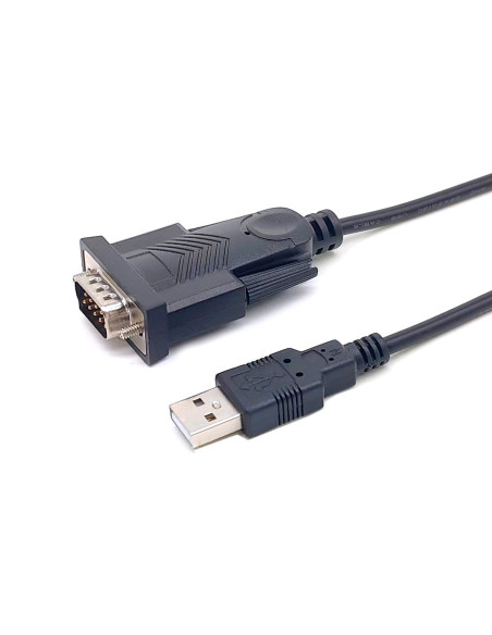 Equip Cable USB-A a serie (DB9), M M, 1,5 m