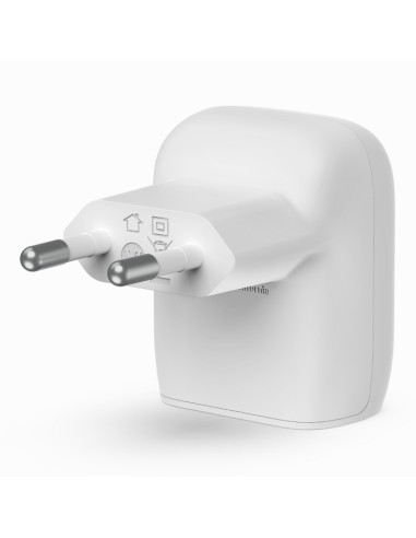 Belkin WCA006VF1MWH-B6 cargador de dispositivo móvil Smartphone Blanco Corriente alterna Carga rápida Interior