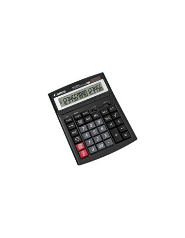 Canon WS-1610T calculadora Escritorio Pantalla de calculadora Negro