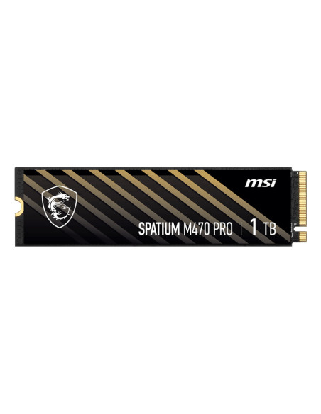 MSI Spatium M470 PRO PCIe 4.0 NVMe M.2 1TB PCI Express 4.0 3D NAND