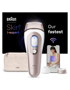 Braun Skin i-expert PL7147 Luz pulsada intensa (IPL) Oro rosa, Blanco