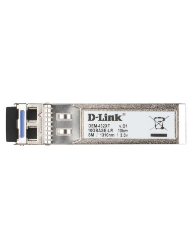 D-Link DEM-432XT red modulo transceptor Fibra óptica 10000 Mbit s SFP+ 1310 nm
