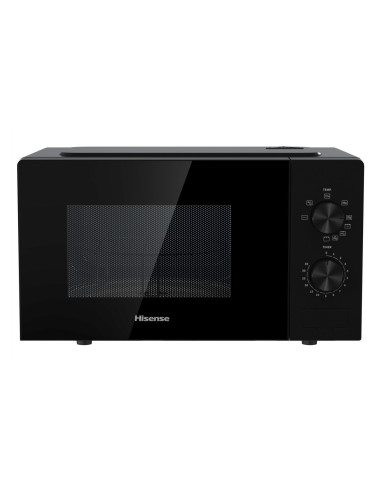 Hisense H20MOBP1G microondas Negro Microondas con grill Encimera 20 L 700 W
