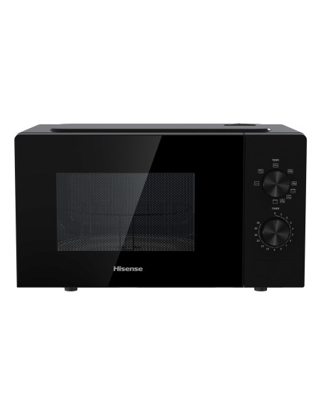Hisense H20MOBP1G microondas Negro Microondas con grill Encimera 20 L 700 W