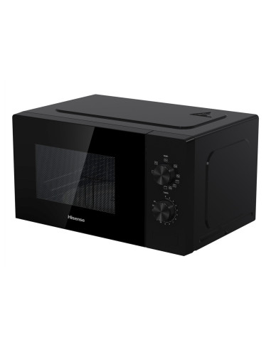 Hisense H20MOBP1G microondas Negro Microondas con grill Encimera 20 L 700 W
