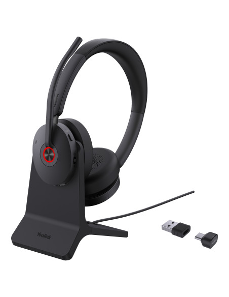 Yealink BH74 + Stand UC USB-C A Auriculares Inalámbrico Diadema Oficina Centro de llamadas USB Type-C   USB Type-A Bluetooth