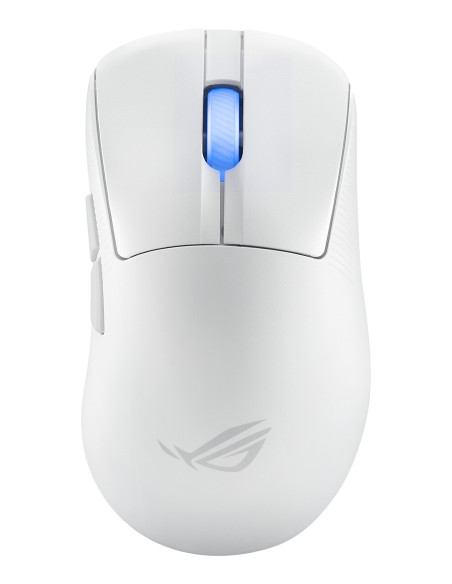 ASUS ROG Keris II Ace Wireless AimPoint White ratón Juego mano derecha RF Wireless + Bluetooth + USB Type-A Óptico 42000 DPI
