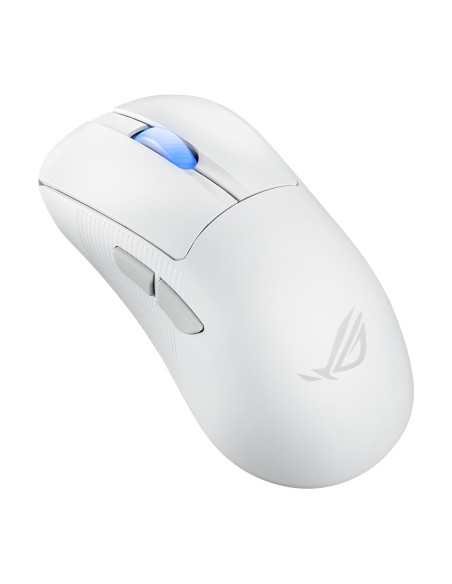 ASUS ROG Keris II Ace Wireless AimPoint White ratón Juego mano derecha RF Wireless + Bluetooth + USB Type-A Óptico 42000 DPI