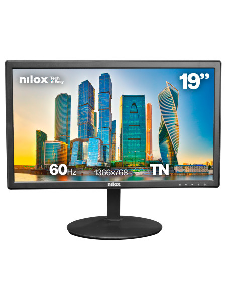 Nilox NXM19FHD11 pantalla para PC 47 cm (18.5") 1366 x 768 Pixeles HD LED Negro