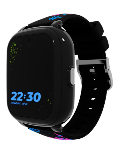 SaveFamily Iconic Plus 2 4,52 cm (1.78") 40 mm Digital Pantalla táctil 4G Negro Wifi GPS (satélite)