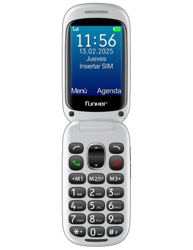 Funker E300 Max Audio 3 4G – Teléfono con tapa – Rojo