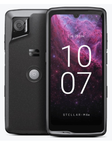 Crosscall Stellar-M6E 15,5 cm (6.1") SIM doble Android 14 5G USB Tipo C 4 GB 64 GB 4500 mAh Negro