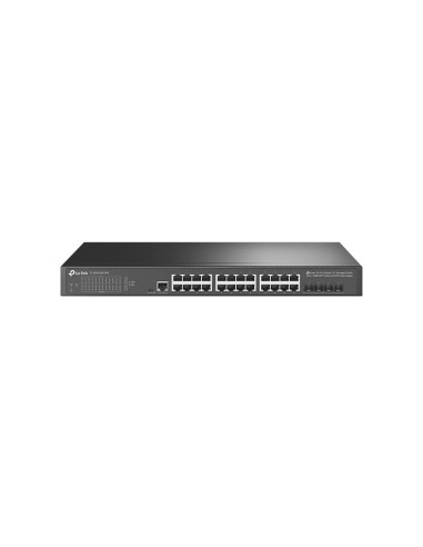 TP-Link JetStream TL-SG3428X-UPS switch Gestionado L2+ L3 Gigabit Ethernet (10 100 1000) 1U Negro