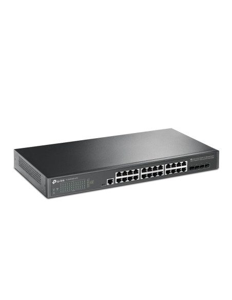 TP-Link JetStream TL-SG3428X-UPS switch Gestionado L2+ L3 Gigabit Ethernet (10 100 1000) 1U Negro