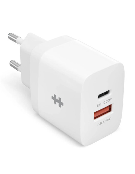 HYPER HJ205EU cargador de dispositivo móvil Smartphone, Tableta Blanco Corriente alterna Carga rápida Interior