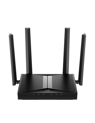 Cudy WR3600H router inalámbrico Gigabit Ethernet Doble banda (2,4 GHz   5 GHz) Negro