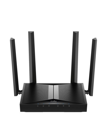 Cudy WR3600H router inalámbrico Gigabit Ethernet Doble banda (2,4 GHz   5 GHz) Negro