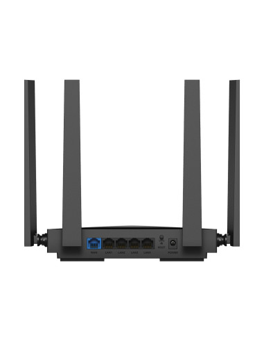 Cudy WR3600H router inalámbrico Gigabit Ethernet Doble banda (2,4 GHz   5 GHz) Negro