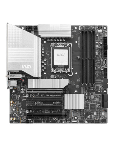 MSI PRO B860M-A WIFI placa base Intel B860 LGA 1851 (Socket V1) micro ATX