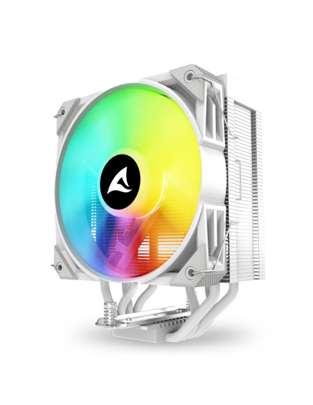 Sharkoon A40 RGB Procesador Refrigerador de aire 12 cm Blanco 1 pieza(s)