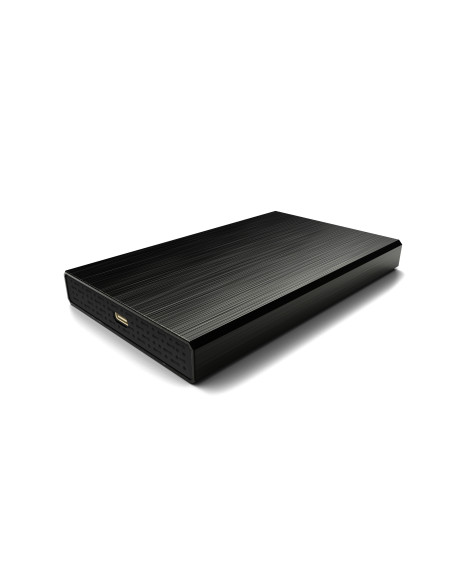 CoolBox CAJA CARCASA HDD SSD 2.5" SLIMCHASE SCA2523C USB-C 3.2 GEN1 ALUMINIO NEGRO