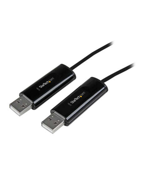 StarTech.com Cable Switch Conmutador KM USB de 2 Puertos con Transferencia de Datos Archivos para Mac o PC