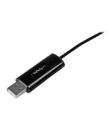 StarTech.com Cable Switch Conmutador KM USB de 2 Puertos con Transferencia de Datos Archivos para Mac o PC