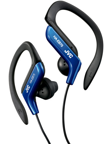 JVC HA-EB75 Auriculares Alámbrico gancho de oreja, Dentro de oído Deportes Negro, Azul