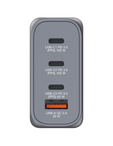 Verbatim GNC-100 Universal Negro, Gris Corriente alterna Carga rápida Interior