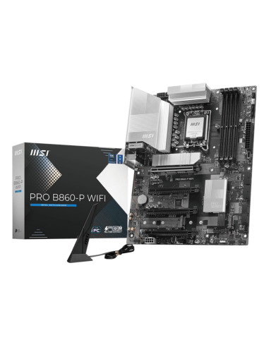 MSI PRO B860-P WIFI placa base Intel B860 LGA 1851 (Socket V1) ATX