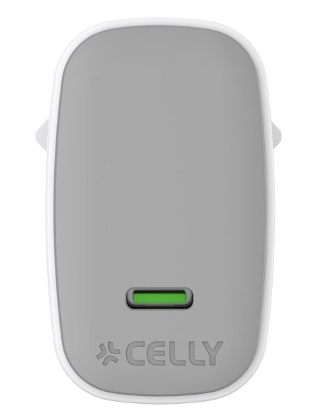 Celly UPTC1USBC65WCTC cargador de dispositivo móvil Smartphone, Tableta Blanco USB Interior