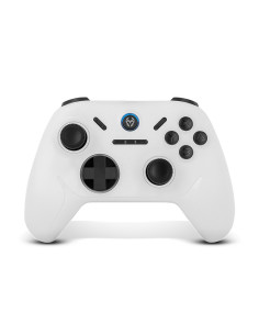 Krom Kadoer Blanco Bluetooth USB Gamepad Analógico Digital Android, Nintendo Switch, Nintendo Switch 2, PC, iOS