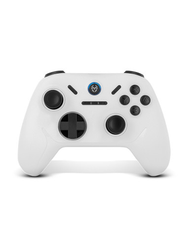 Krom Kadoer Blanco Bluetooth USB Gamepad Analógico Digital Android, Nintendo Switch, Nintendo Switch 2, PC, iOS