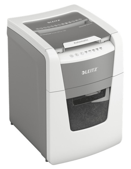 Leitz 80110000 triturador de papel Corte cruzado 55 dB 22 cm Gris, Blanco