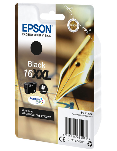 Epson Singlepack Black 16XXL DURABrite Ultra Ink
