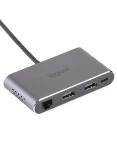 iggual Hub C 8 en 1 2xHDMI 2xUSB 2xSD RJ45 PD100W