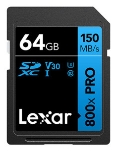 Lexar High-Performance 800xPRO 64 GB SDXC UHS-I Clase 10