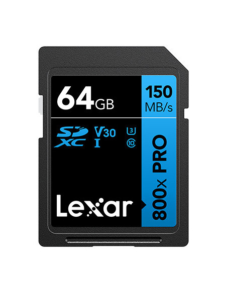 Lexar High-Performance 800xPRO 64 GB SDXC UHS-I Clase 10