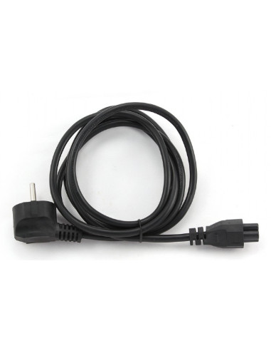 Gembird PC-186-ML12-0.5M cable de transmisión Negro 0,5 m CEE 7 7 C5 acoplador