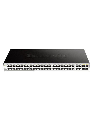 D-Link DGS-1210-52 Gestionado L2 Gigabit Ethernet (10 100 1000) 1U Negro