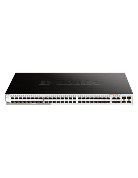 D-Link DGS-1210-52 Gestionado L2 Gigabit Ethernet (10 100 1000) 1U Negro